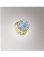 Anello Marco Bicego Donna Lunaria in Oro giallo Acquamarina AB565-AQD - AB565-AQD